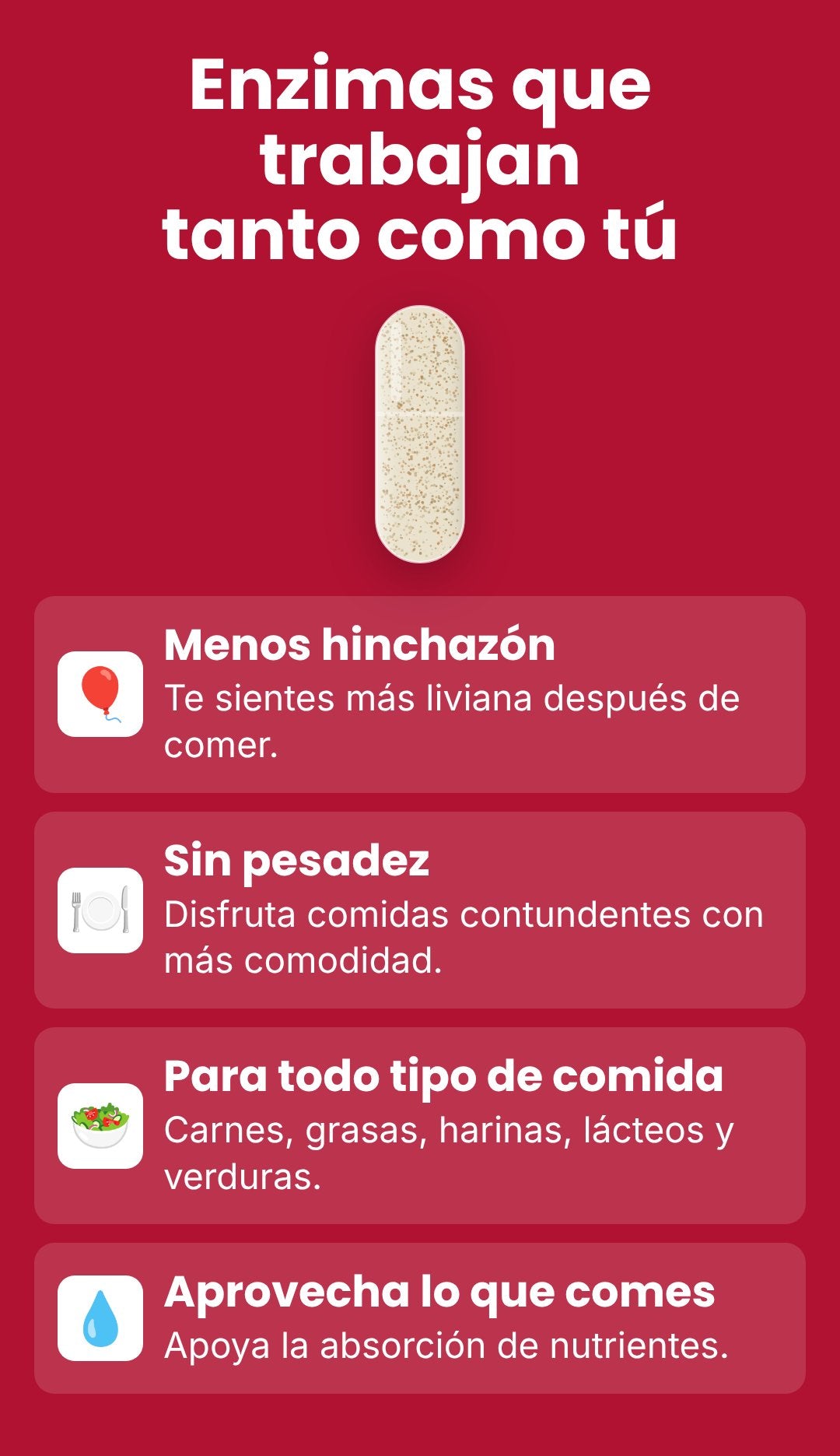 Beneficios de las enzimas digestivas