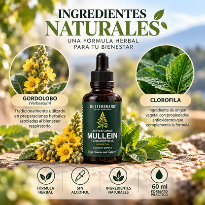 Gotas naturales para bienestar respiratorio 60ml